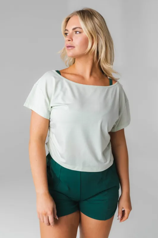 Vitality Versa®  Slouch Tee - Mint sold by Balance Athletica
