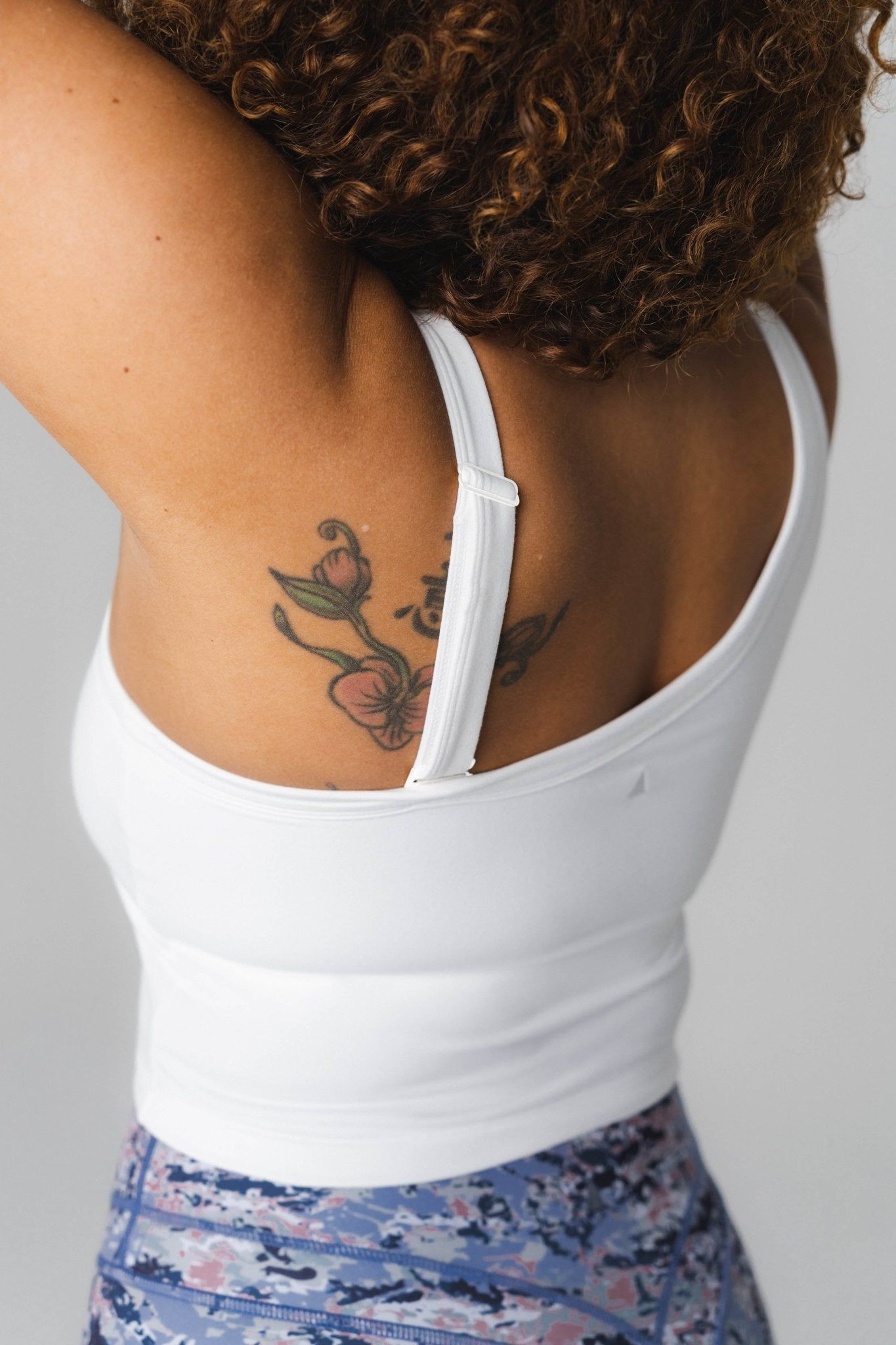 Cloud II Asym Tank - Snow - Revitalized sold by Balance Athletica product image thumbnail 5