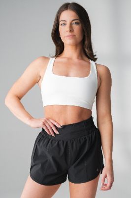 The Core Bra+ - Snow - Revitalized sold by Balance Athletica