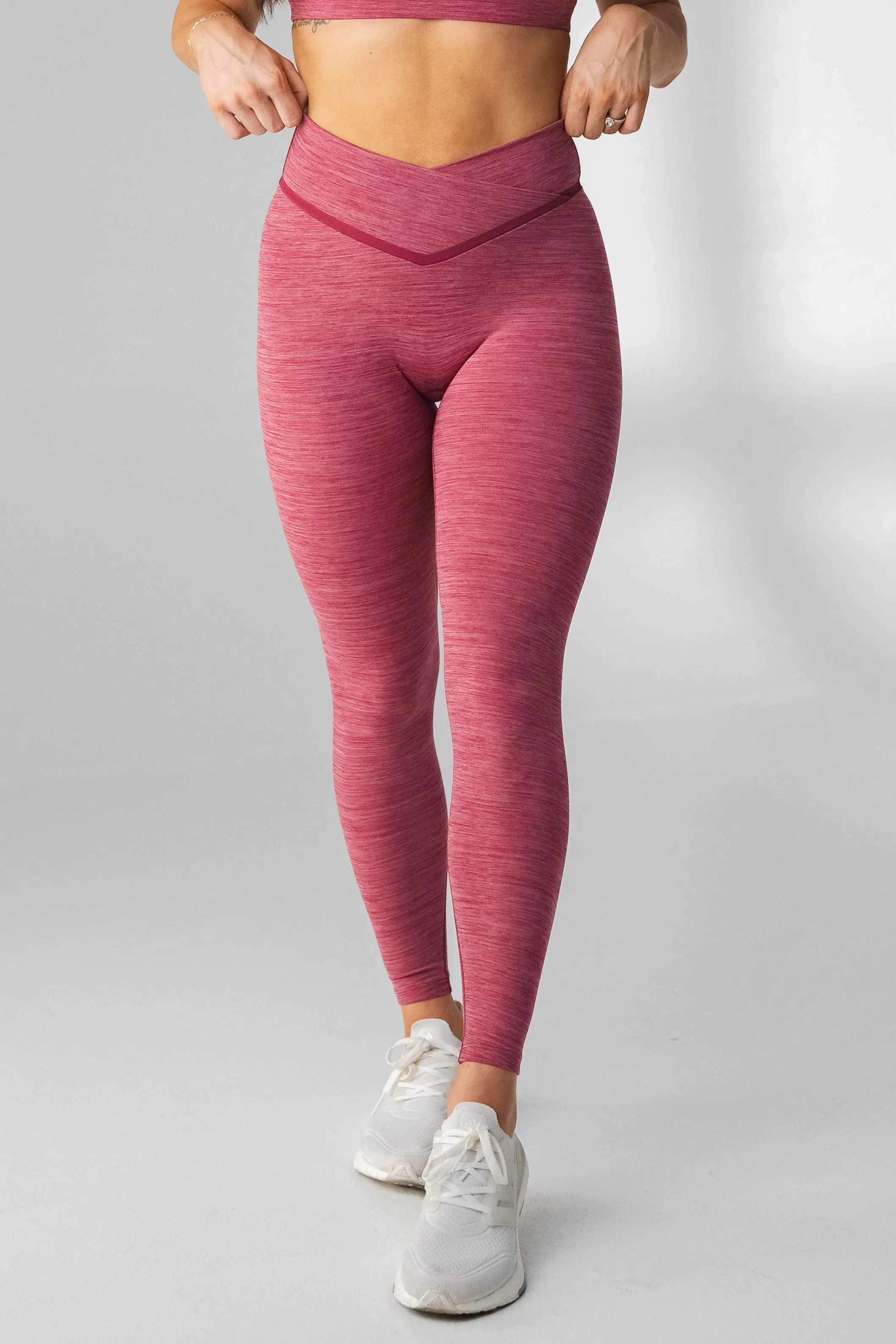 Vitality Daydream® V Pant - Sangria Marl sold by Balance Athletica