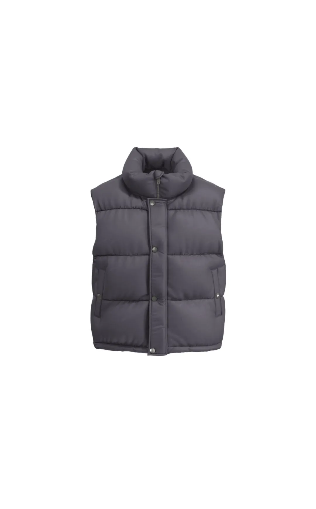 Vitality Puffer Vest - Iron sold by Balance Athletica product image thumbnail 2