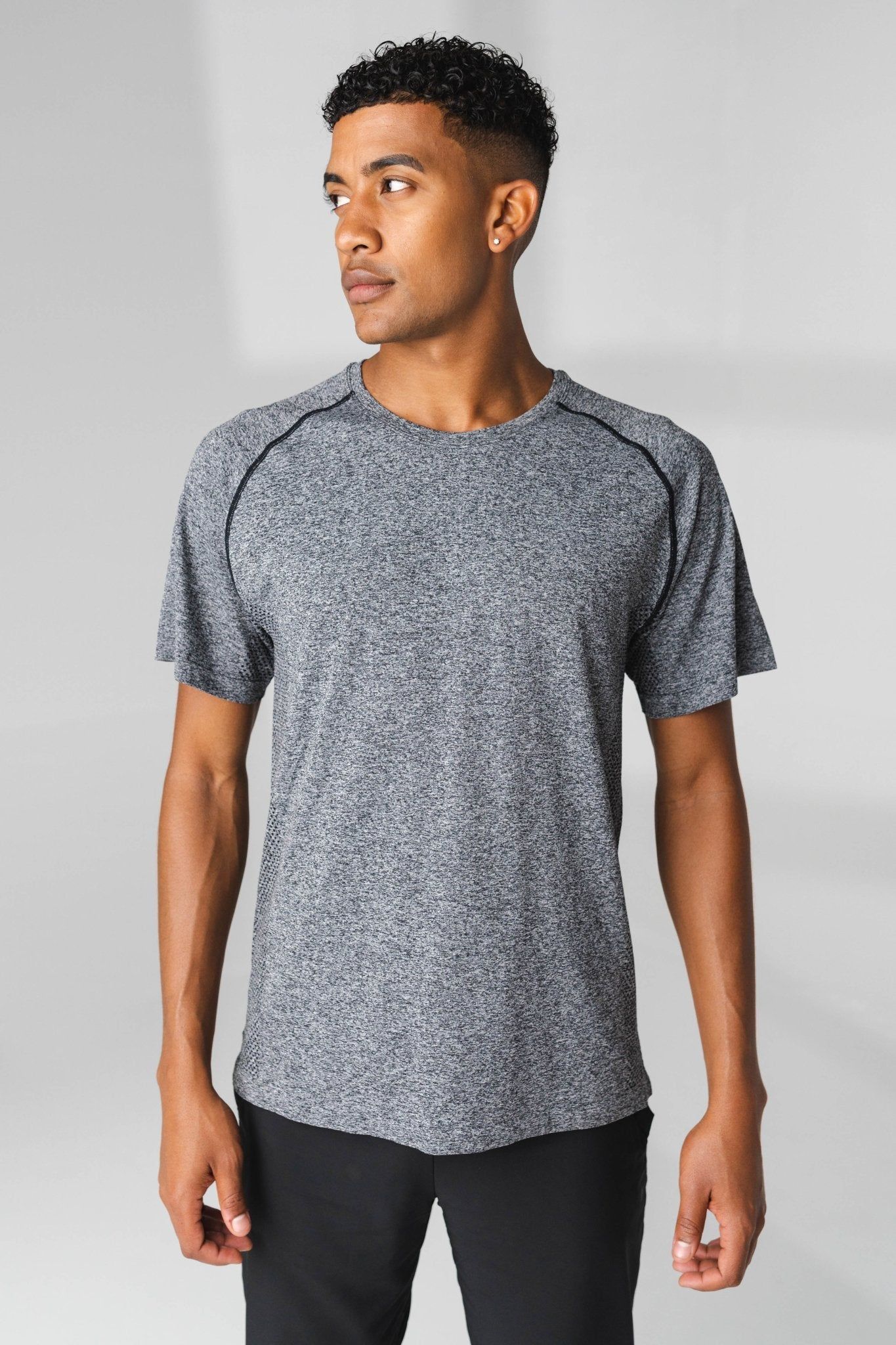 Vitality Kinetic Tee - Midnight Marl - Revitalized sold by Balance Athletica