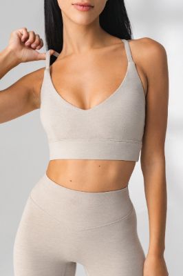 The Cloud V Bra+ - Champagne Static - Revitalized sold by Balance Athletica