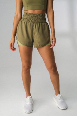 The Vista Short - Olive  - Revitalized sold by Balance Athletica