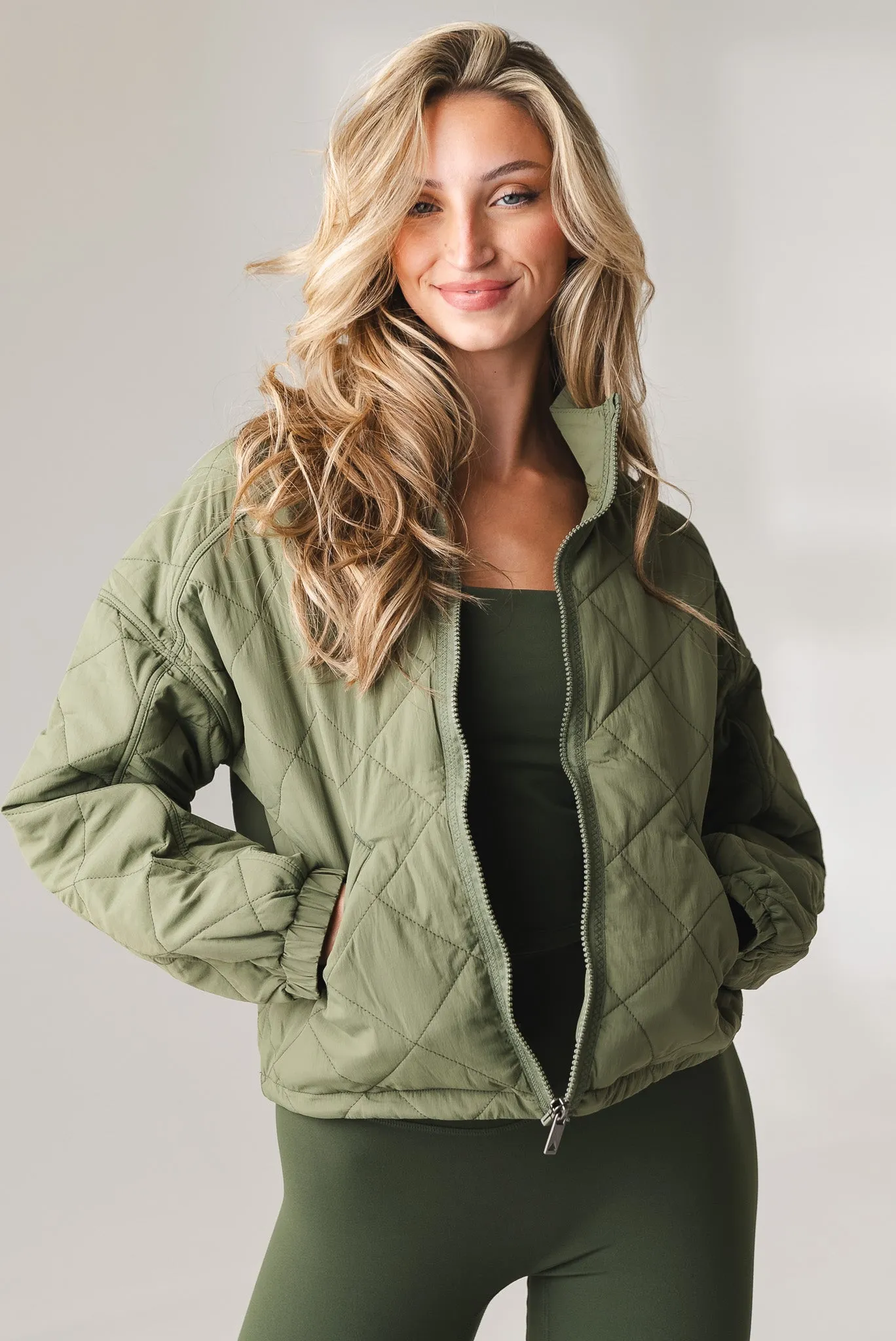Vitality Puffer Jacket - Willow sold by Balance Athletica