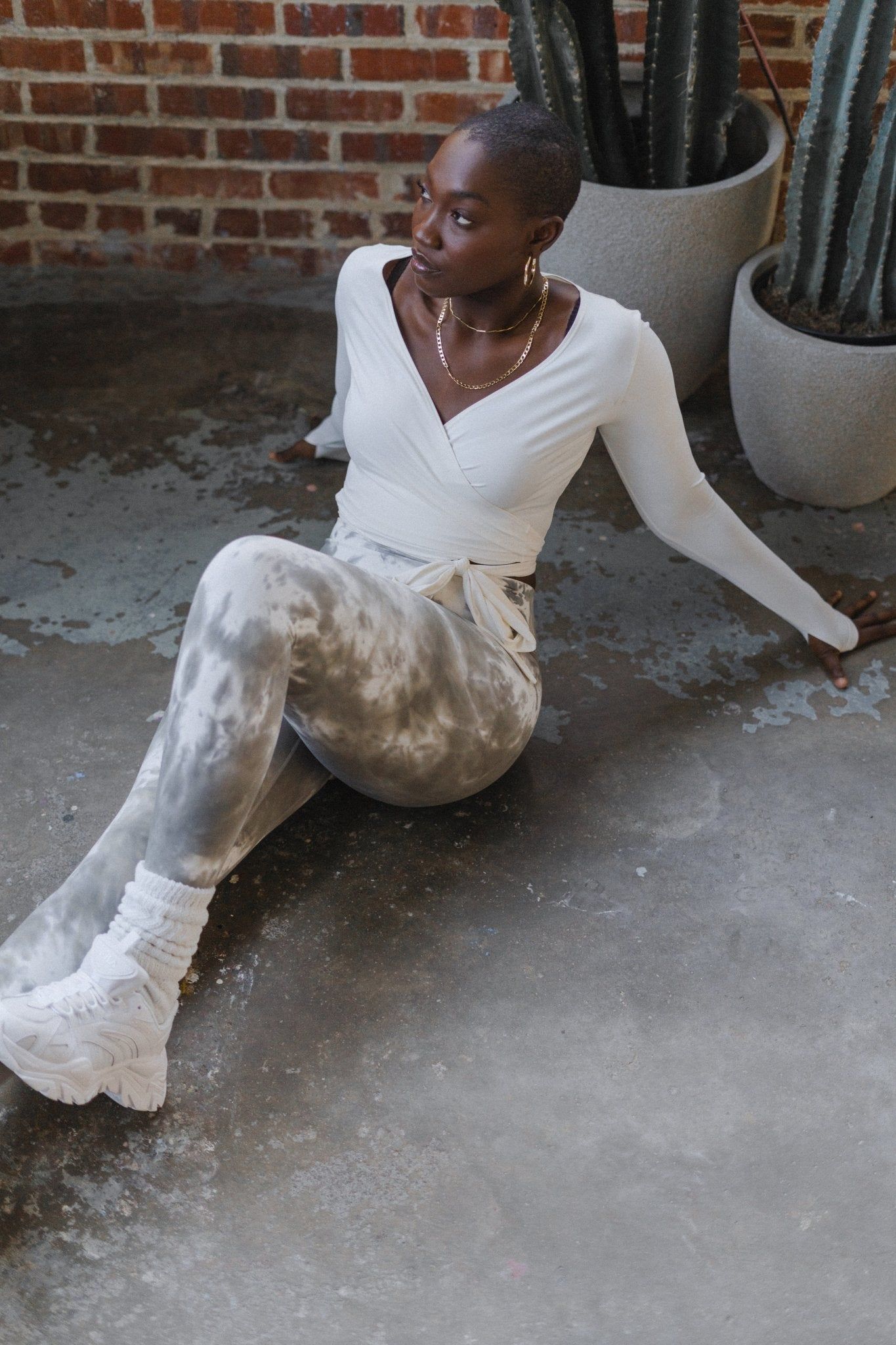 The Dancer Wrap Top - Cumulus - Revitalized sold by Balance Athletica product image thumbnail 2