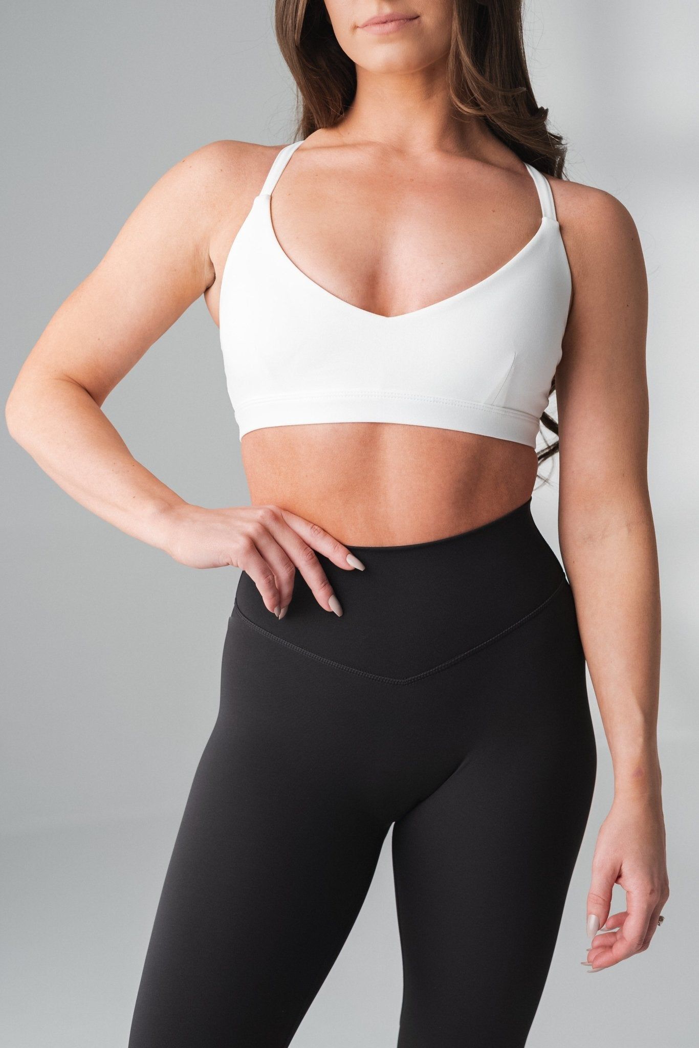 The Cloud V Bra - Snow - Revitalized sold by Balance Athletica product image thumbnail 2