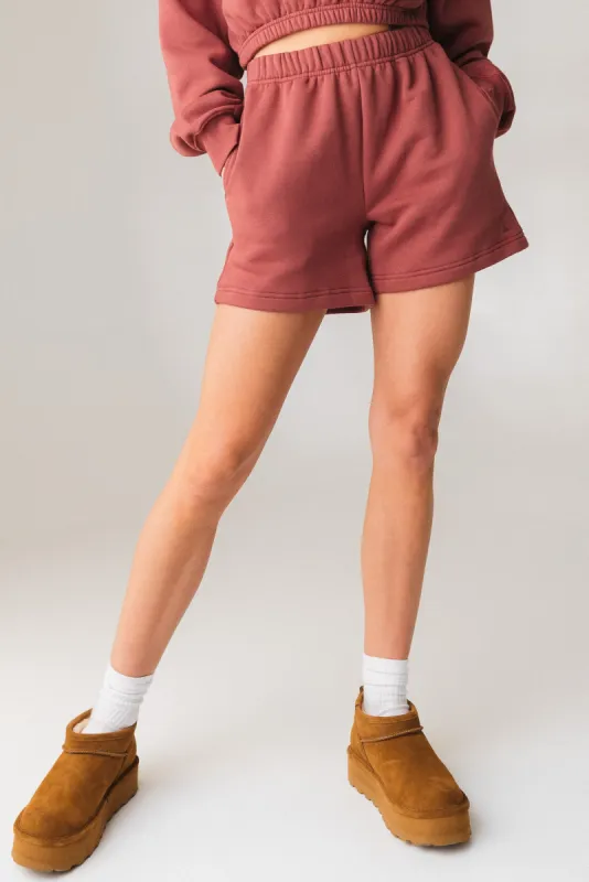 Vitality Cozy® Uni Short - Rosewood sold by Balance Athletica