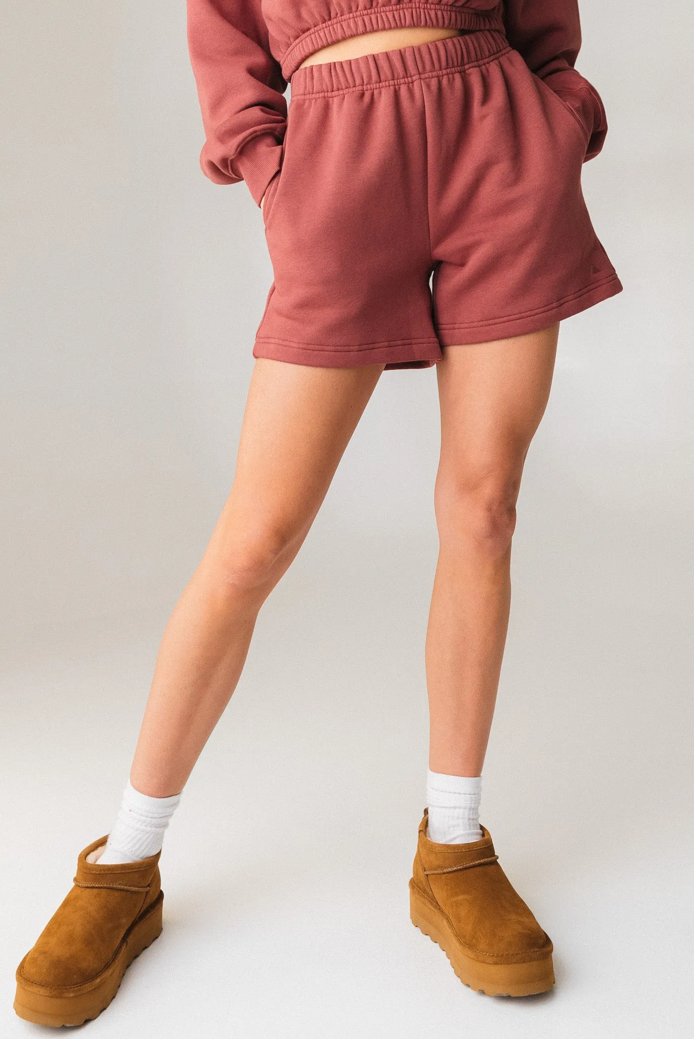 Vitality Cozy® Uni Short - Rosewood sold by Balance Athletica
