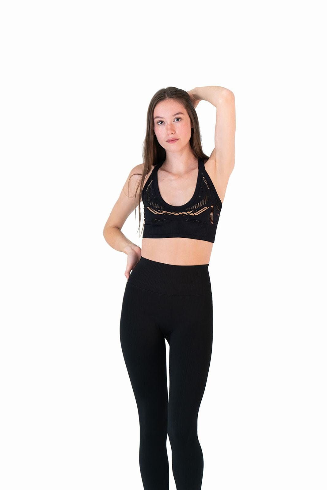 The Tranquility Bra - Midnight - Revitalized sold by Balance Athletica