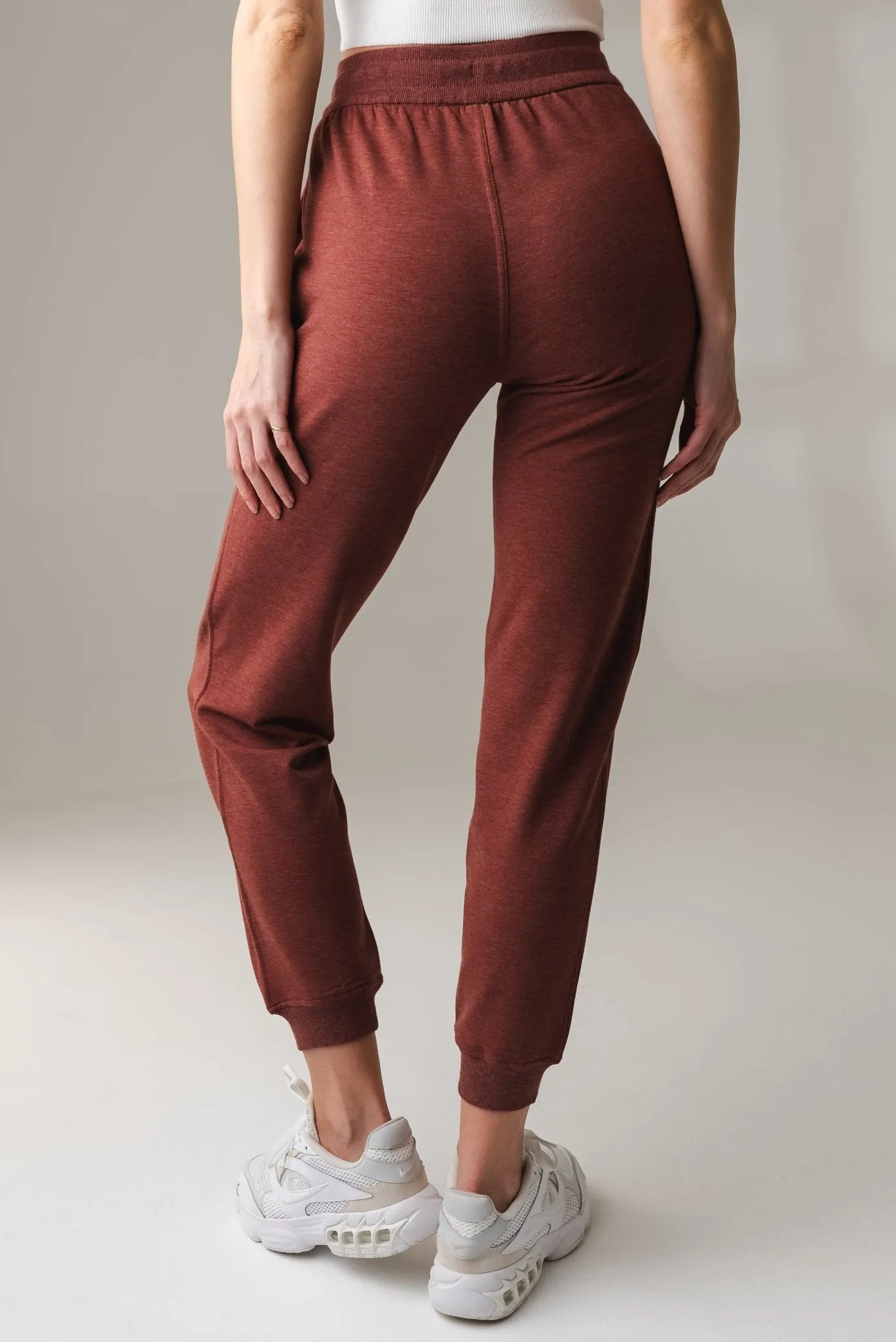 Vitality Women's Studio Jogger - Rosewood Marl sold by Balance Athletica product image thumbnail 3