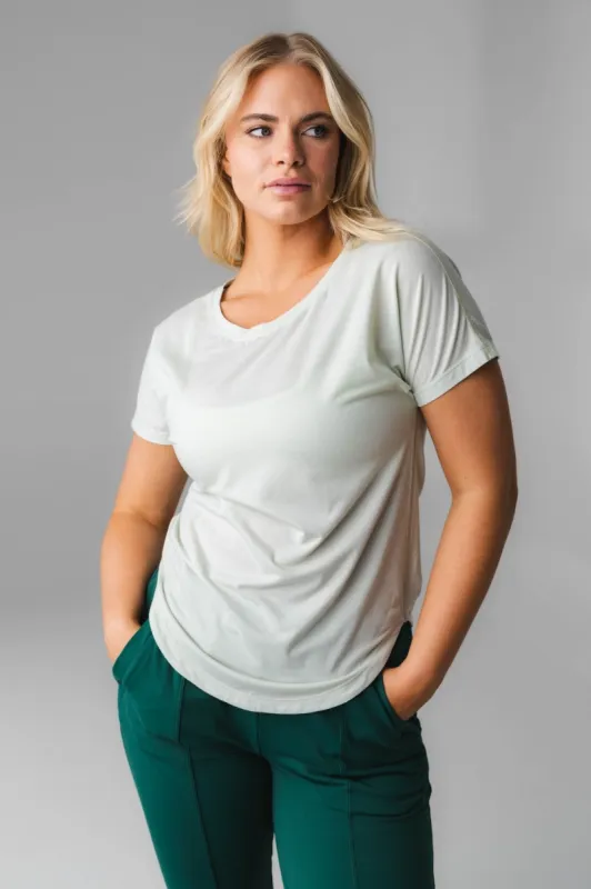 Vitality Versa Full Tee - Mint sold by Balance Athletica