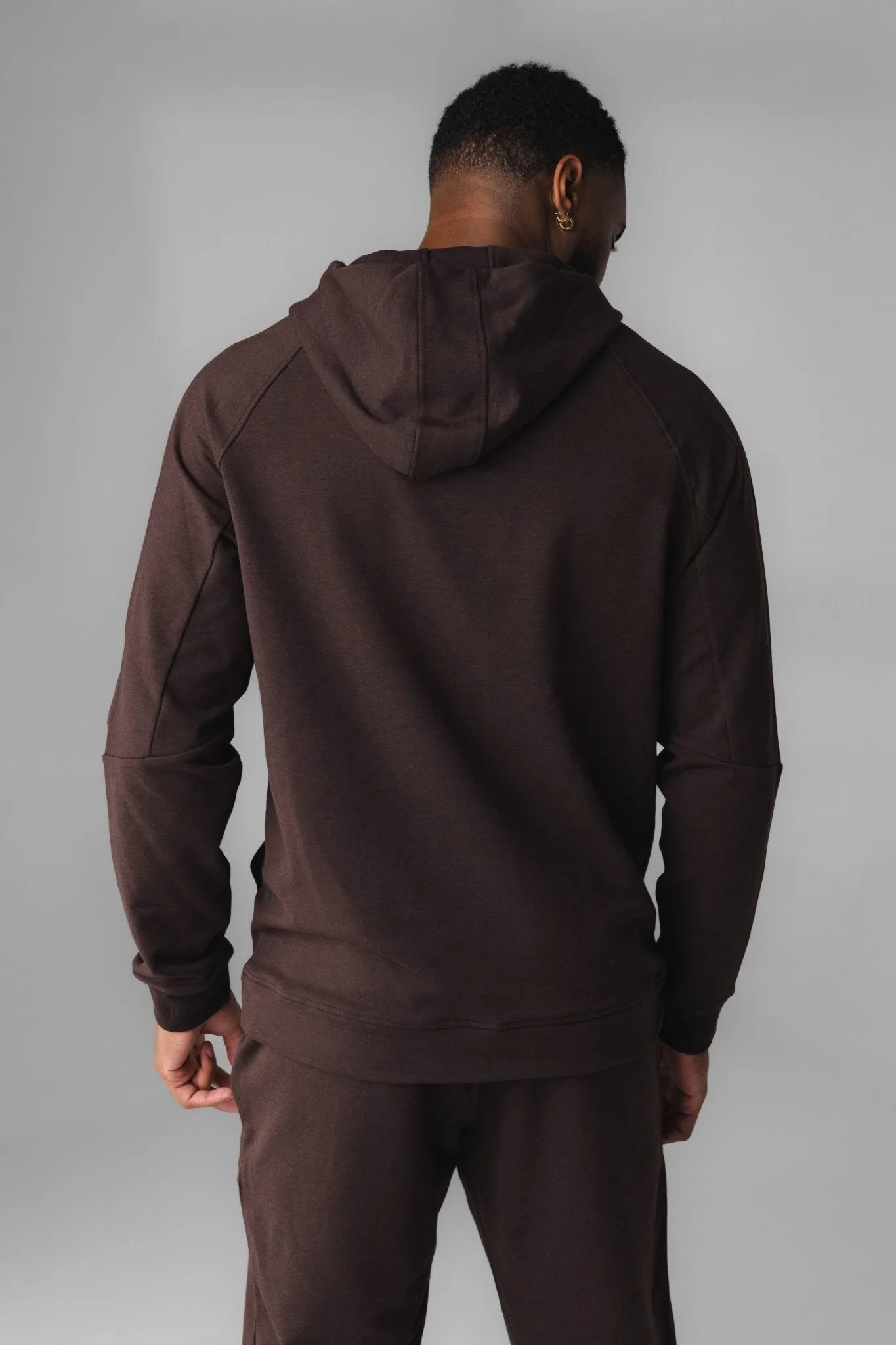 Vitality Studio® Uni Hoodie - Espresso Marl sold by Balance Athletica product image thumbnail 5