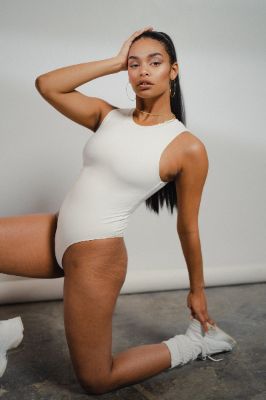The Allora Bodysuit - Cumulus - Revitalized sold by Balance Athletica