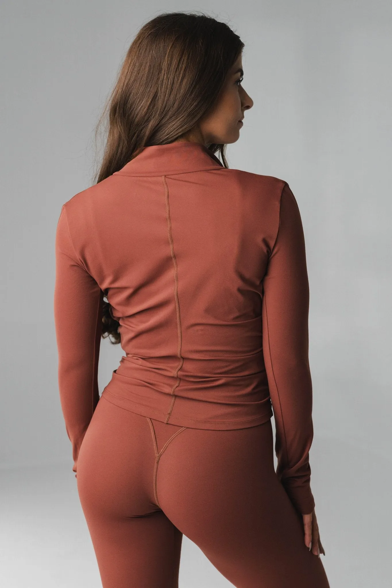 Cloud II™ Gather Jacket - Cinnamon sold by Balance Athletica product image thumbnail 5