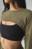 The Moda Top - Olive - Revitalized sold by Balance Athletica