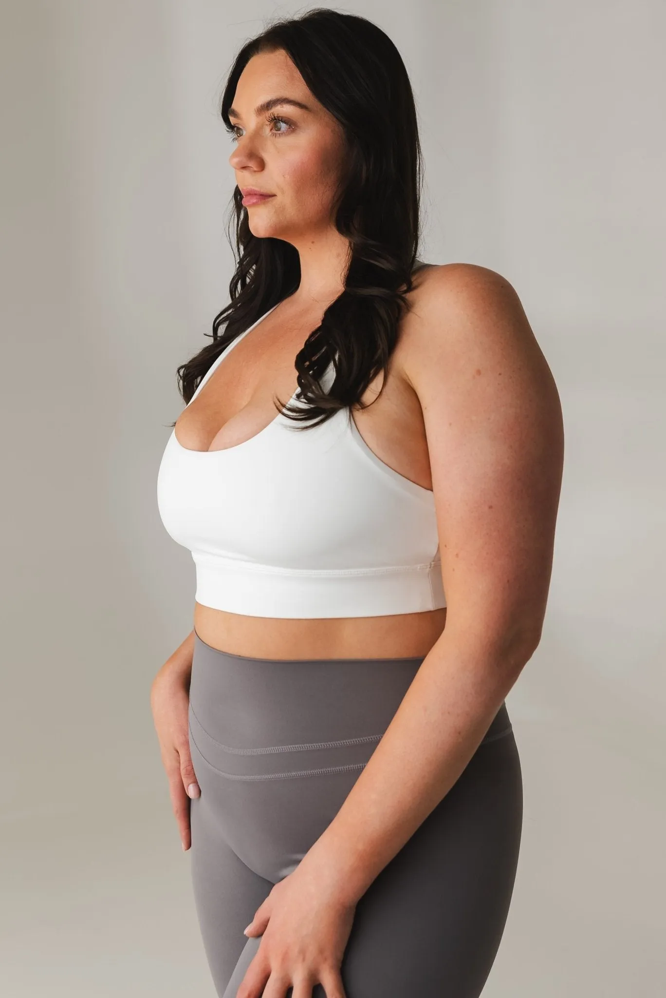 Vitality Revive® Racer Bra - Snow sold by Balance Athletica product image thumbnail 3