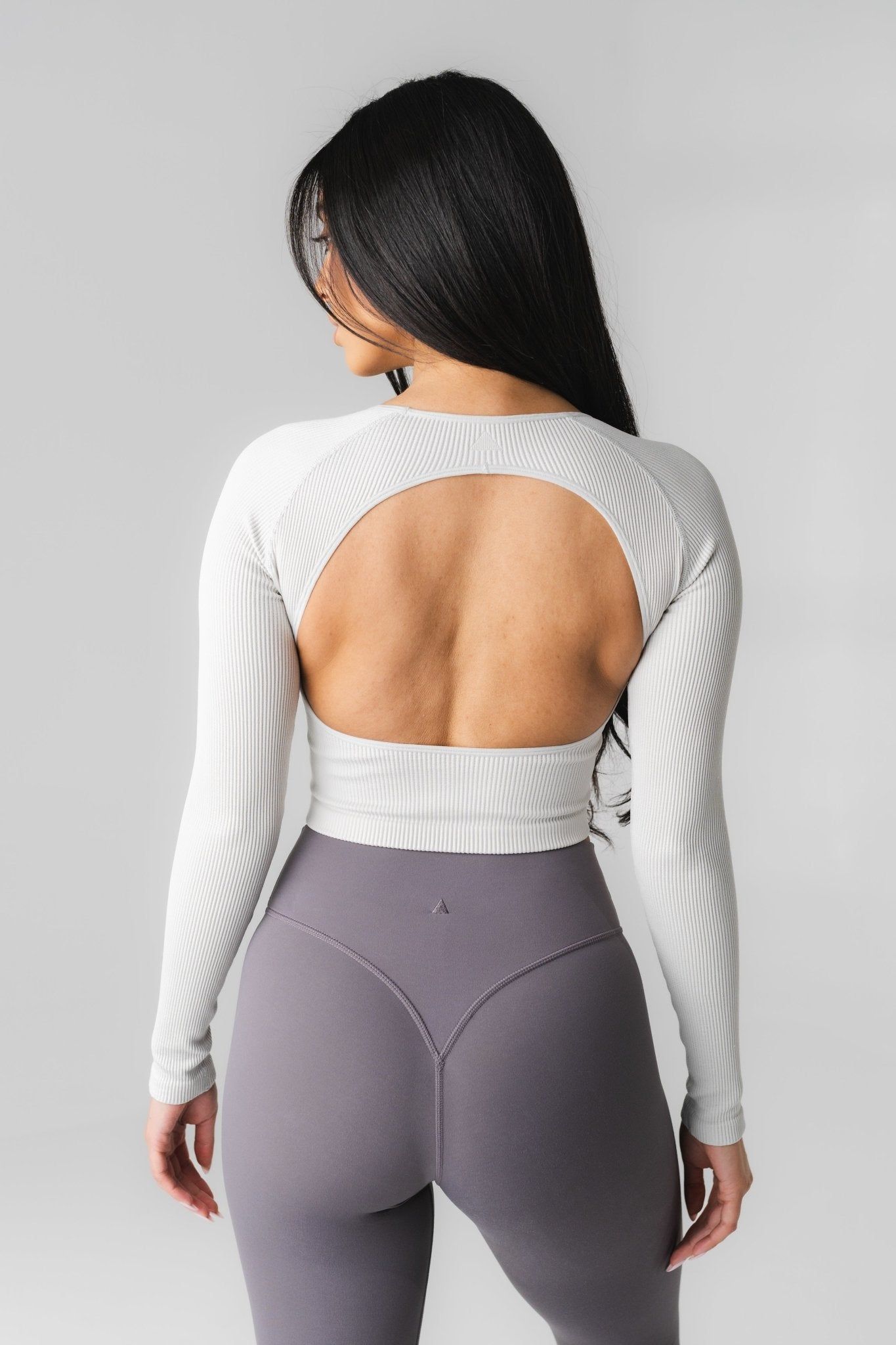 Vitality Synergy Open Back Long Sleeve - Ash sold by Balance Athletica product image thumbnail 4