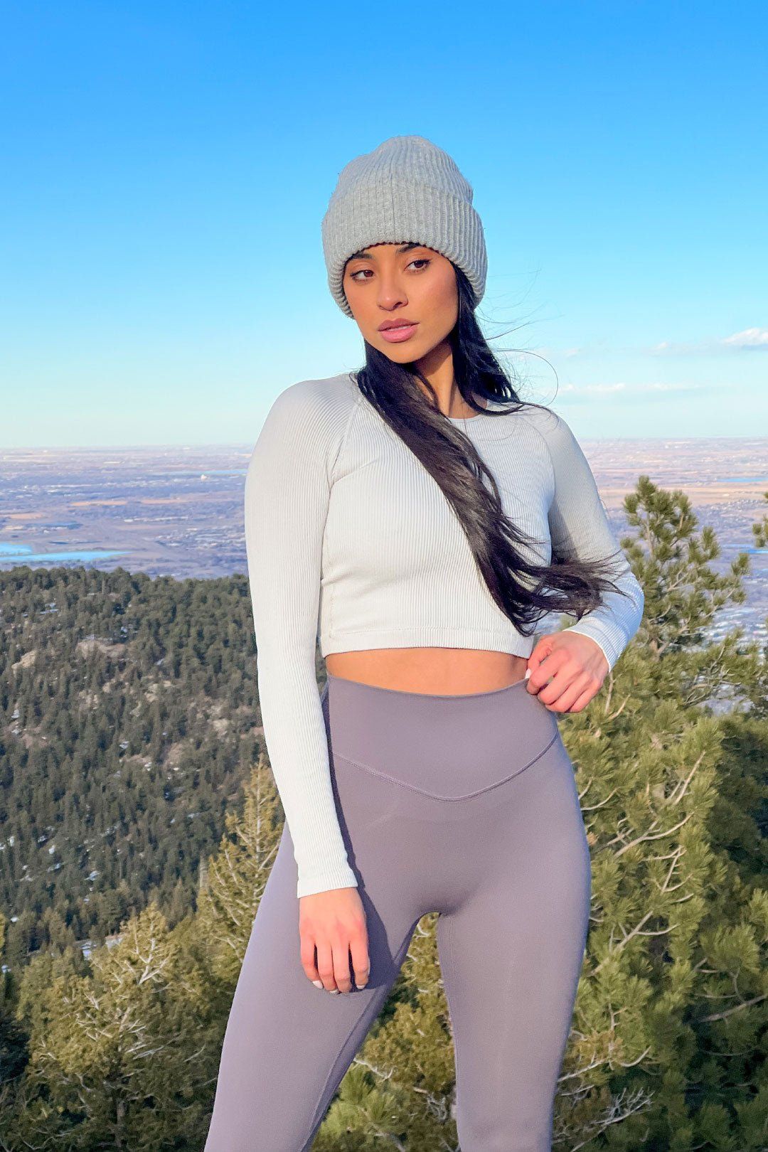 Vitality Synergy Open Back Long Sleeve - Ash sold by Balance Athletica product image thumbnail 5