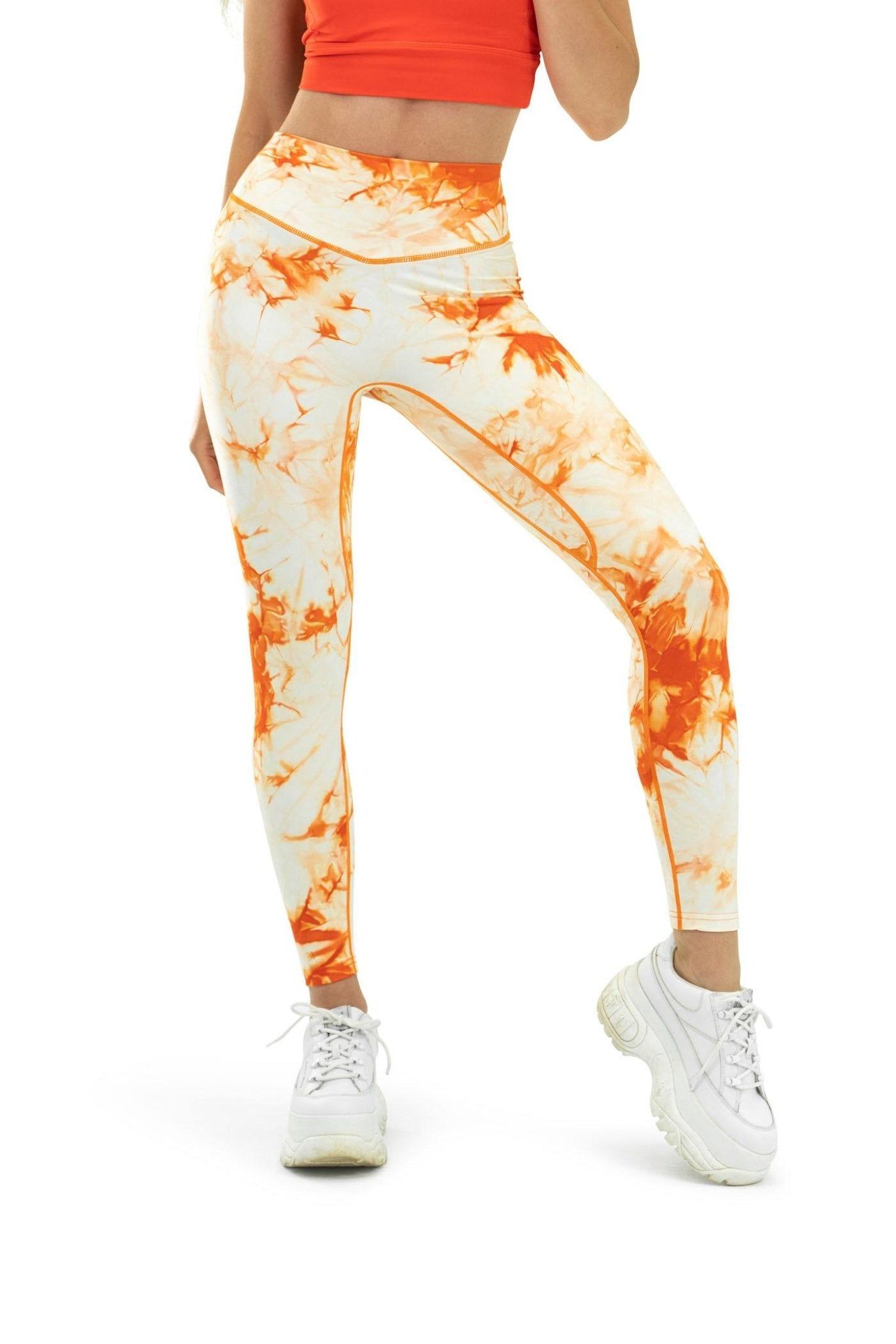 The OG Pant - Tie Dye Mango - Revitalized sold by Balance Athletica product image thumbnail 4