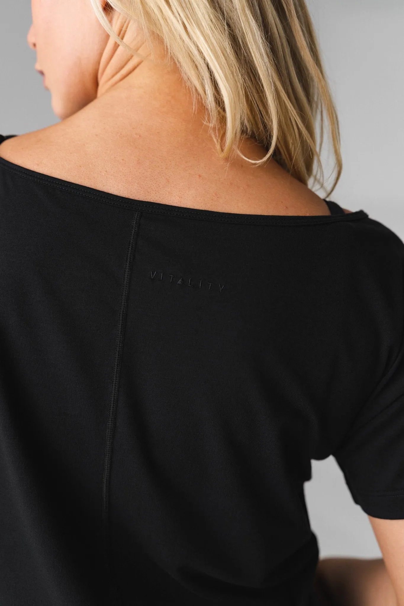Vitality Versa® Slouch Tee - Midnight sold by Balance Athletica product image thumbnail 5