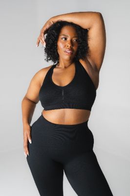 Vitality Evoke V Bra - Midnight - Revitalized sold by Balance Athletica