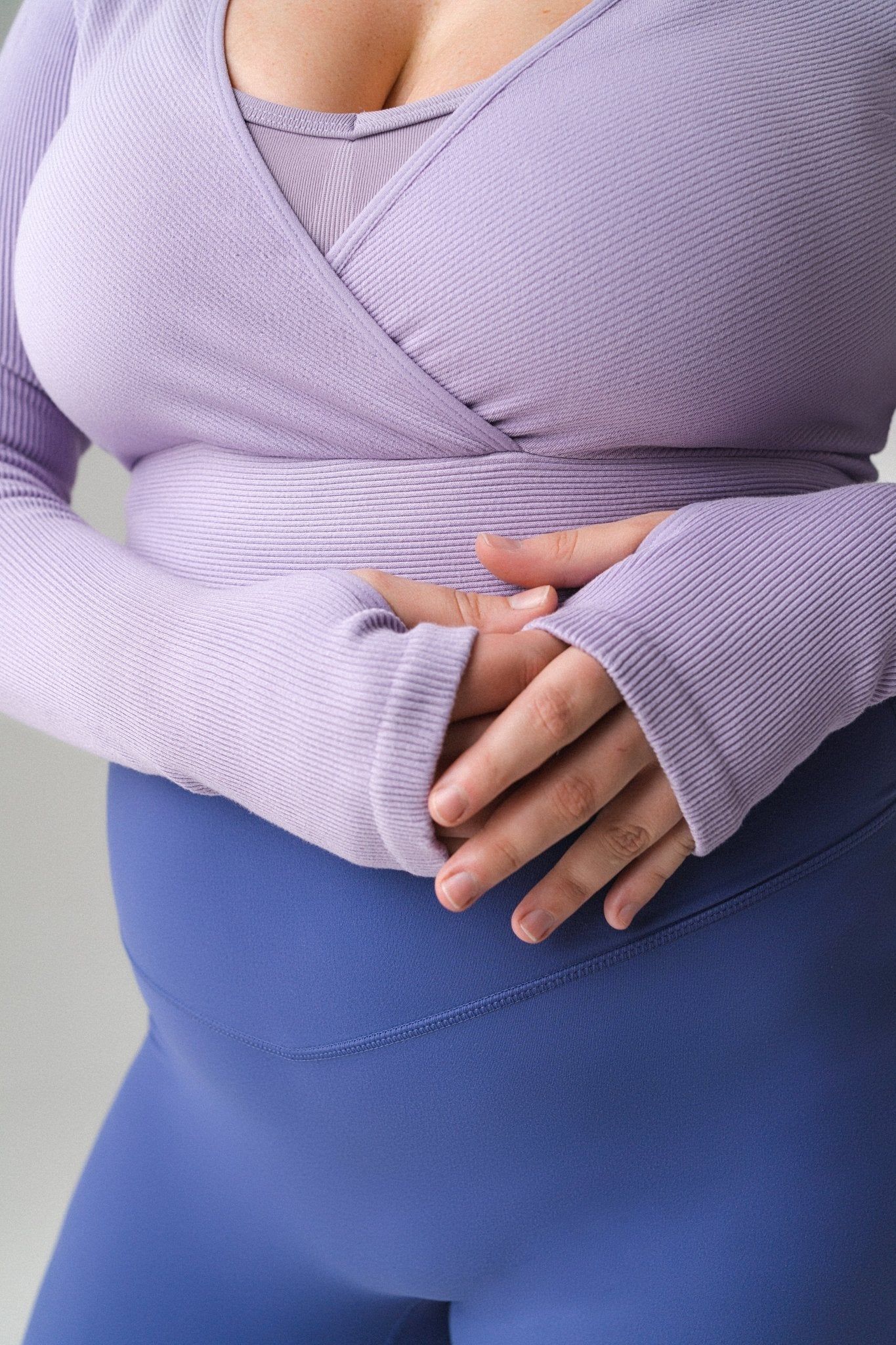 The Infinity Wrap Top - Celestite - Revitalized sold by Balance Athletica product image thumbnail 3