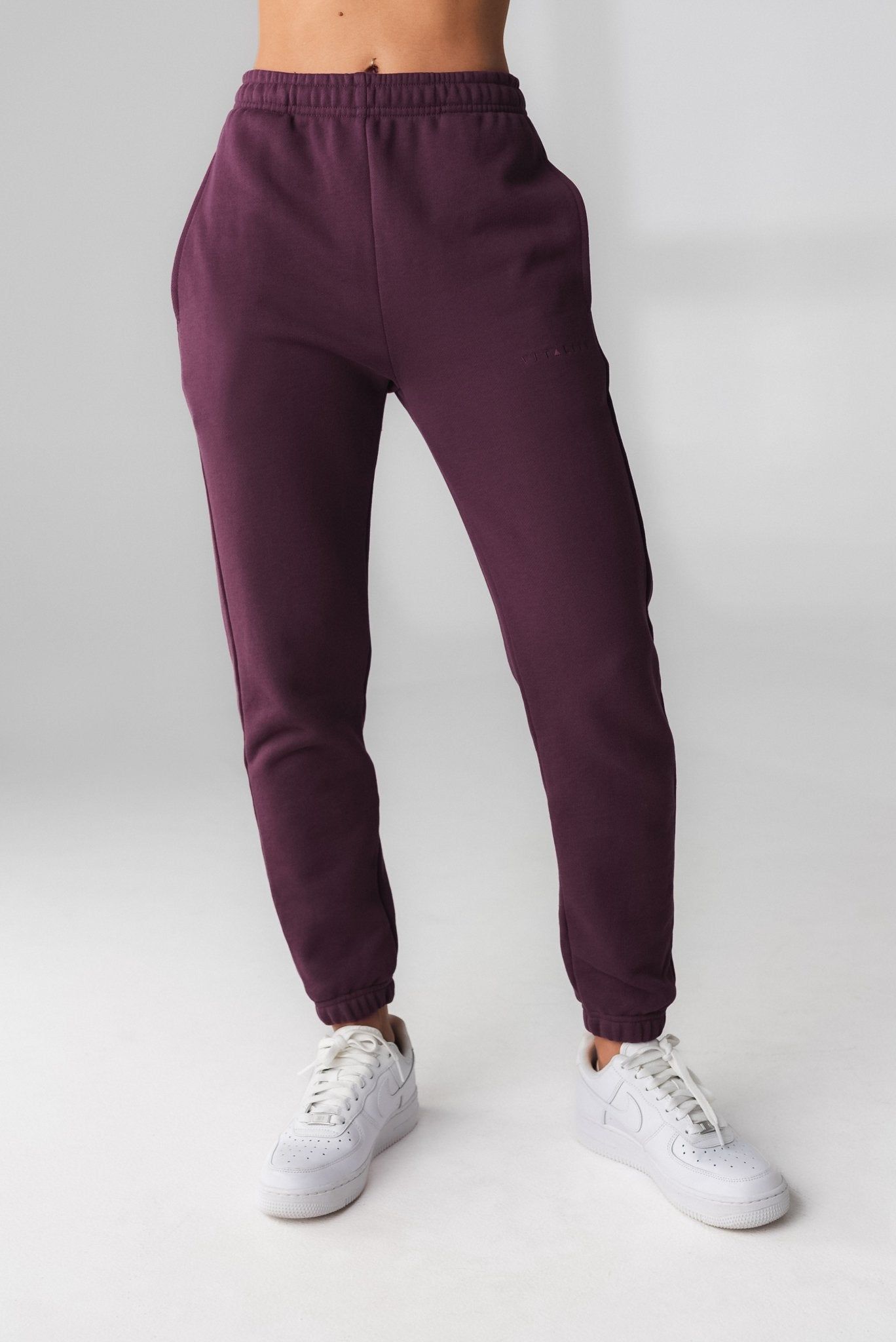 Cozy Jogger - Wine - Revitalized sold by Balance Athletica