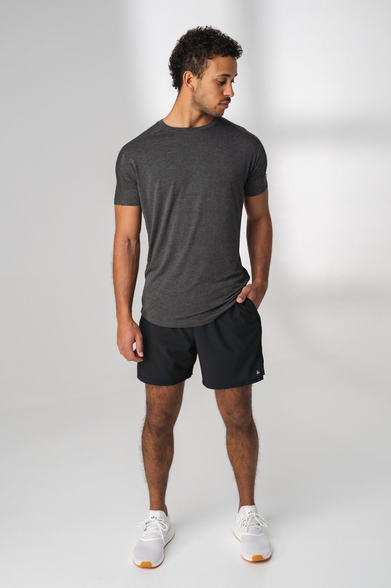 The Vital Tee - Midnight Heather - Revitalized sold by Balance Athletica product image thumbnail 3