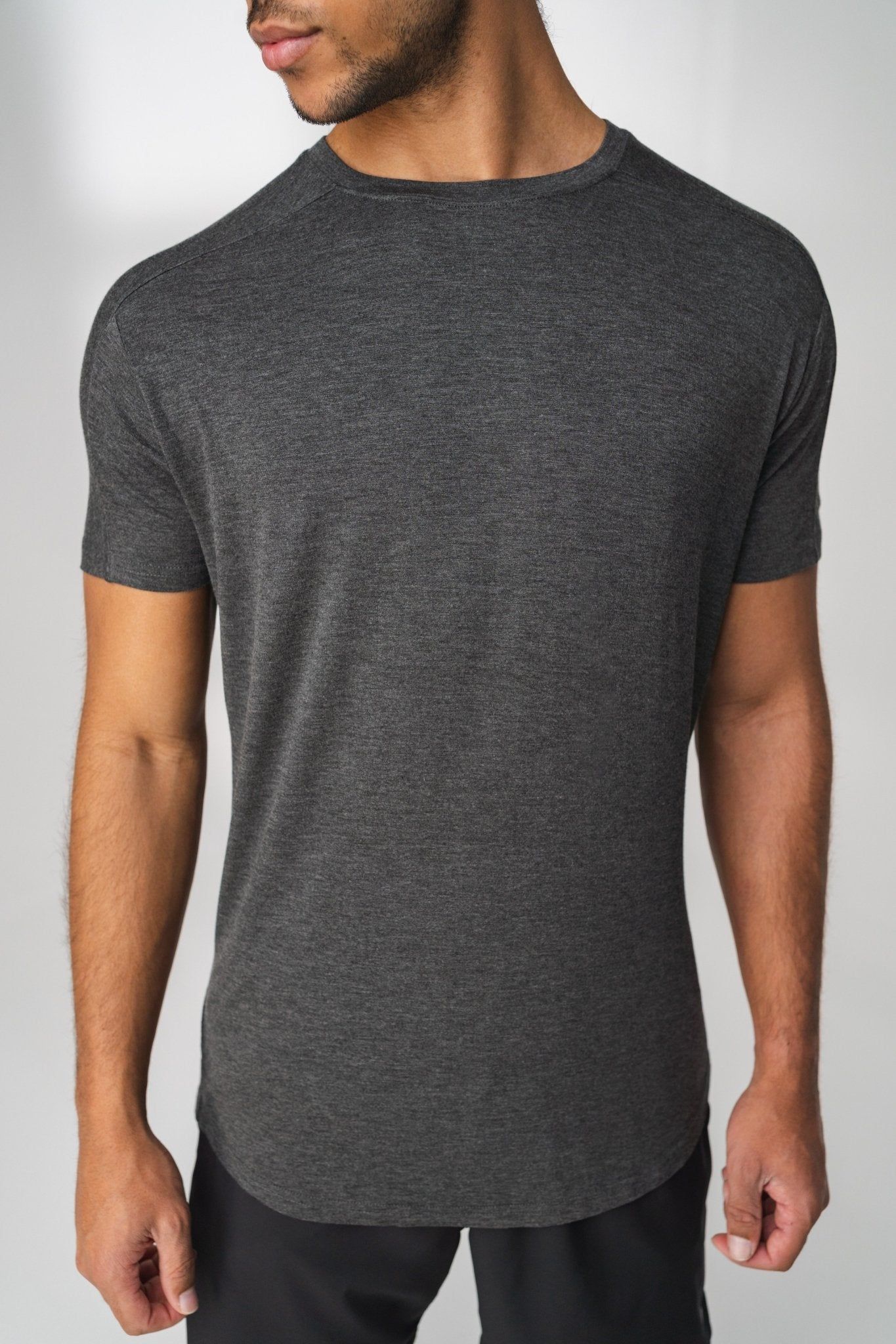The Vital Tee - Midnight Heather - Revitalized sold by Balance Athletica