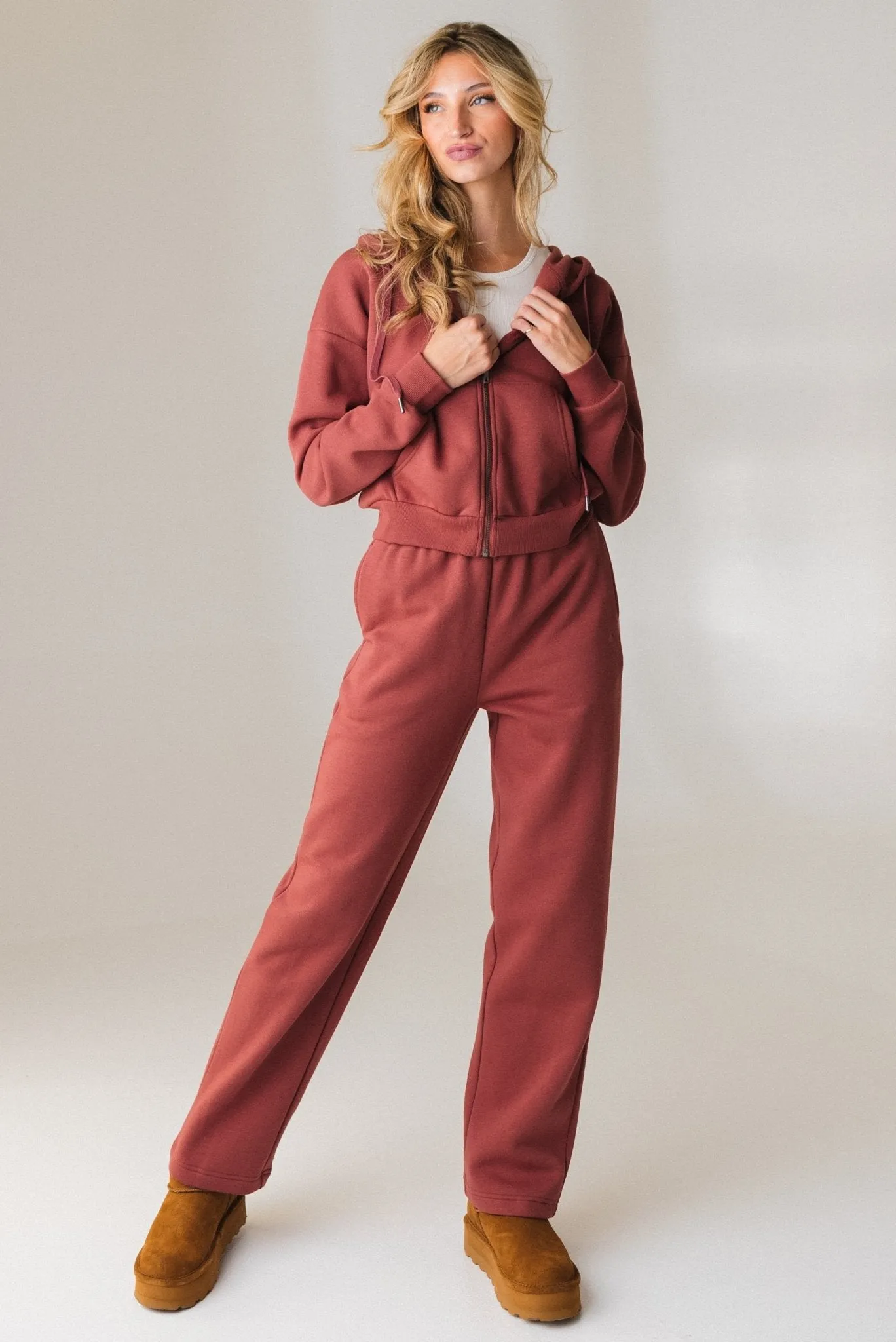 Vitality Cozy Trouser - Rosewood sold by Balance Athletica product image thumbnail 3