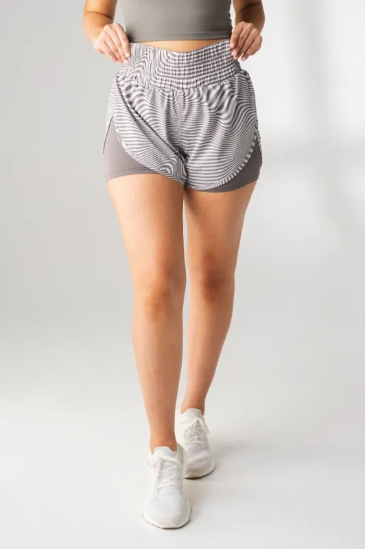 The Vista Short - Wavelength sold by Balance Athletica