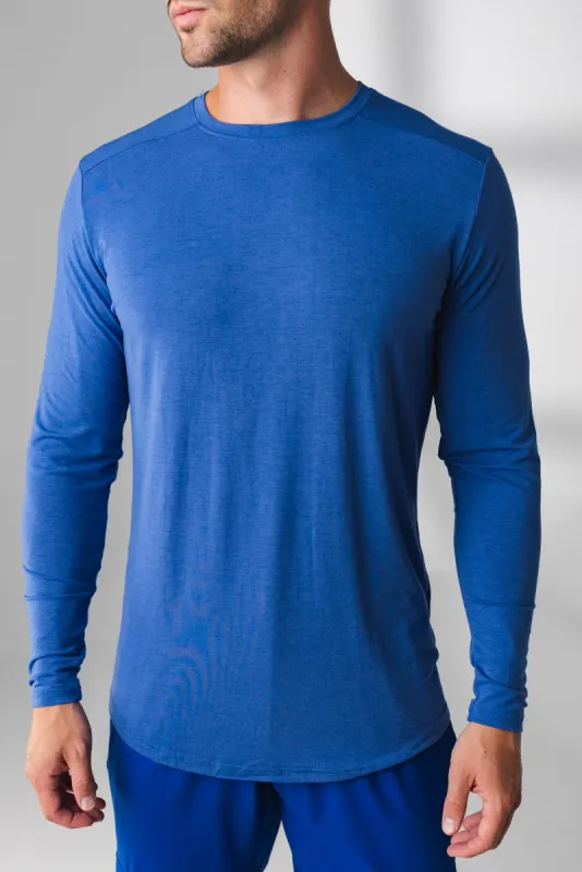 The Vital Long Sleeve Tee - Cascade Heather made by Vitality
