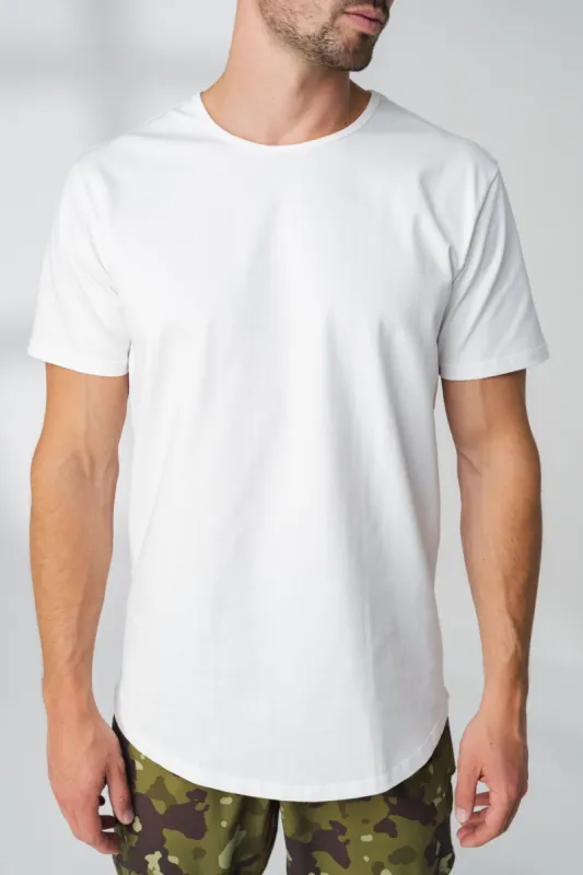 The Prospect Tee - Snow sold by Balance Athletica