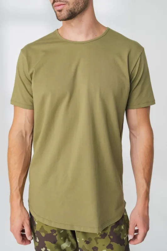 The Prospect Tee - Olive sold by Balance Athletica
