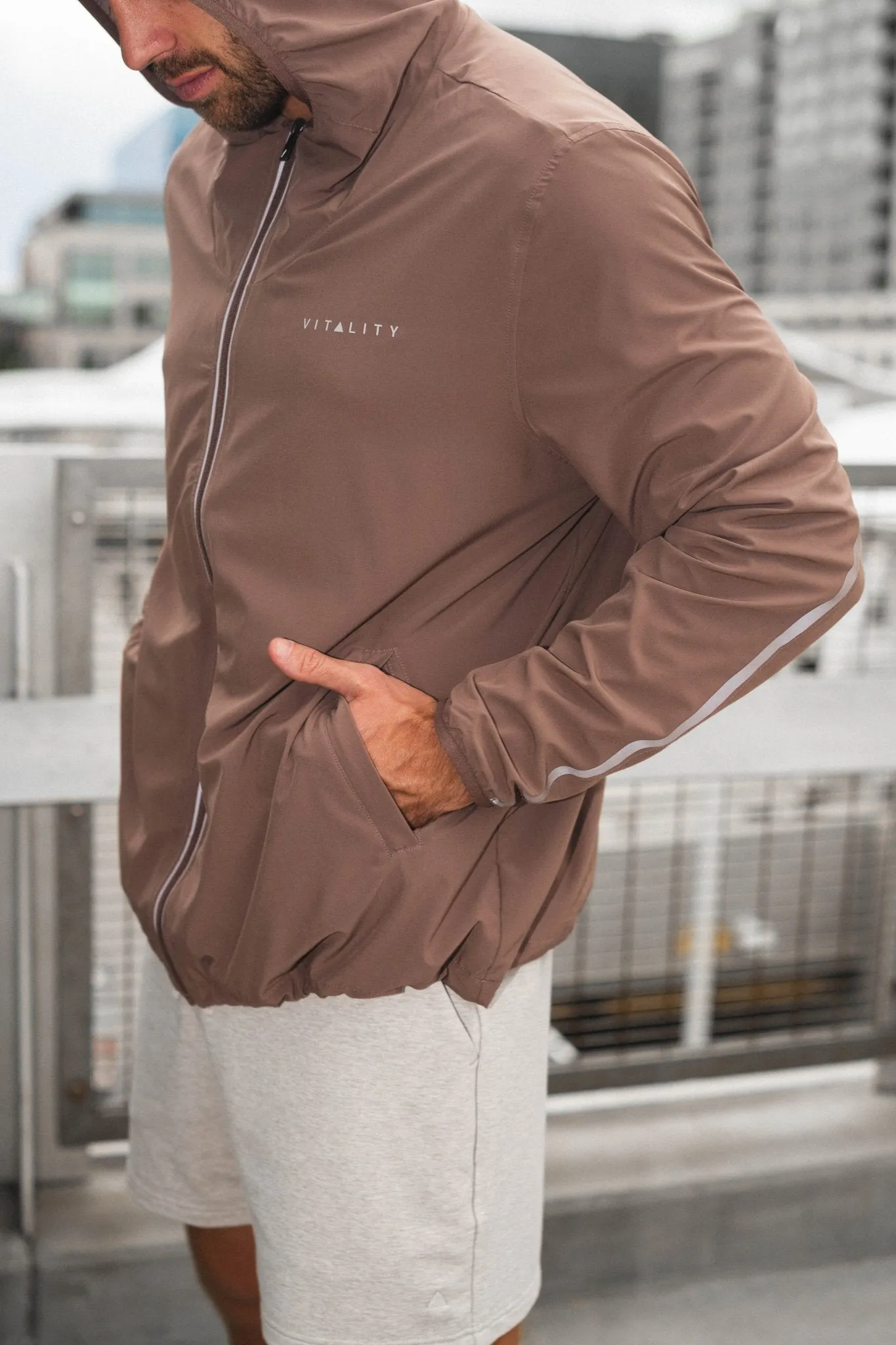 Vitality Prime® Windbreaker - Mocha sold by Balance Athletica product image thumbnail 5