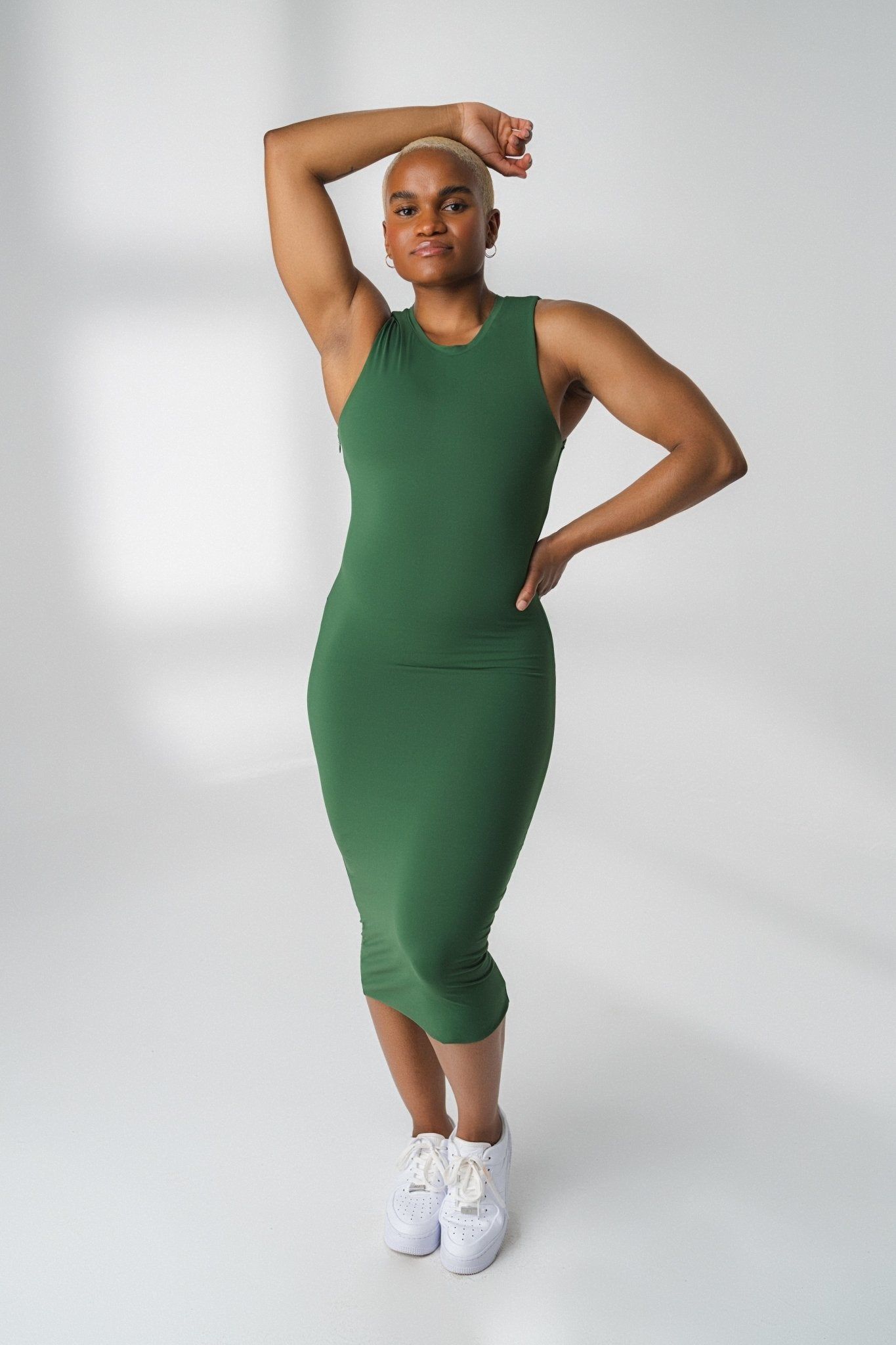 The Ivy Dress - Emerald - Revitalized sold by Balance Athletica
