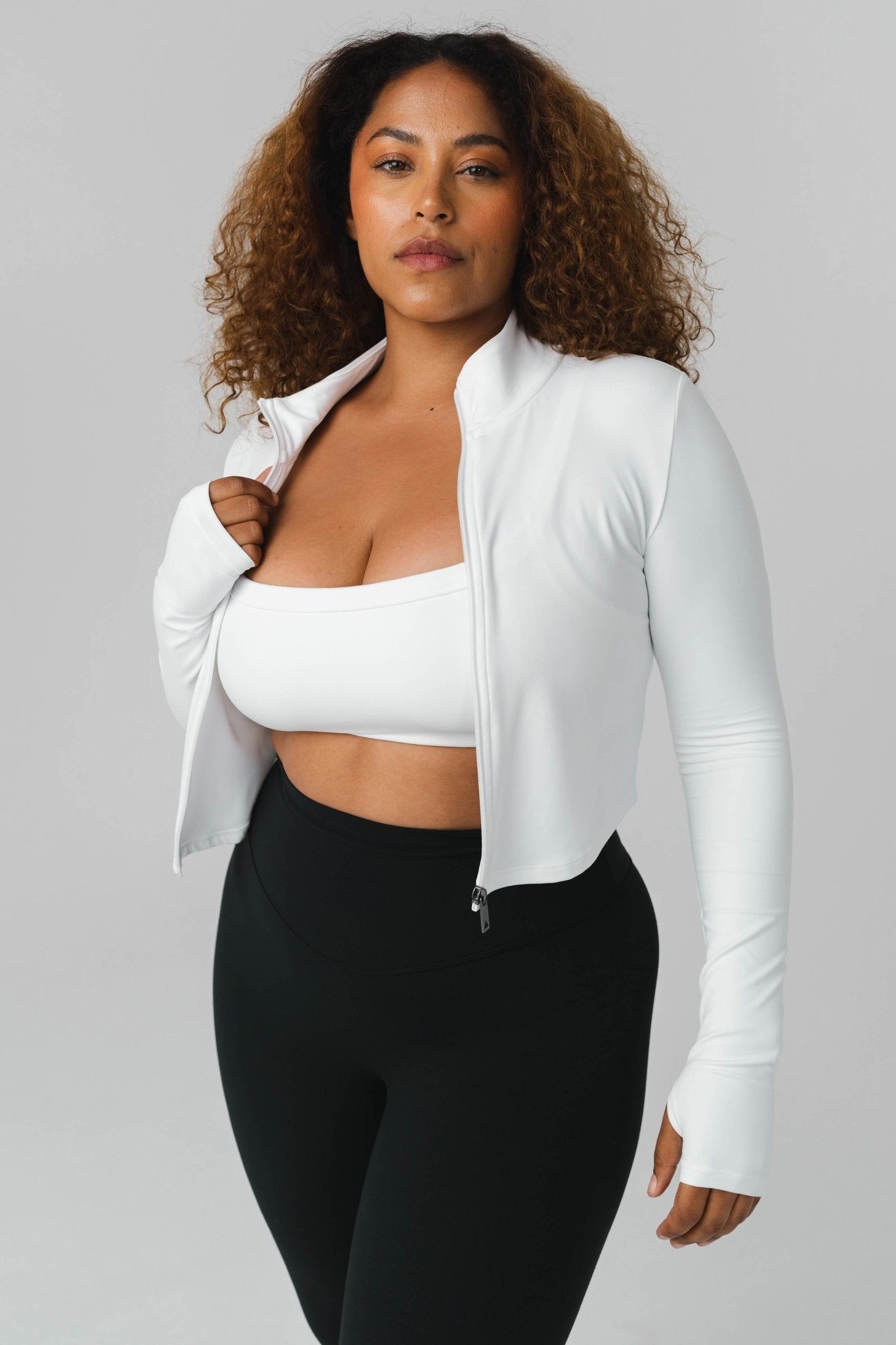 Cloud II™ Jacket - Snow - Revitalized sold by Balance Athletica