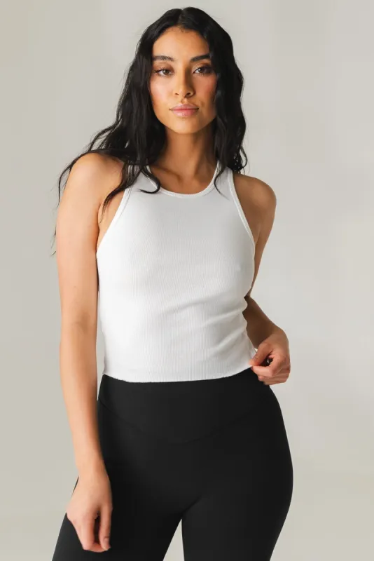 Vitality Basis Rib Full Tank - Snow sold by Balance Athletica