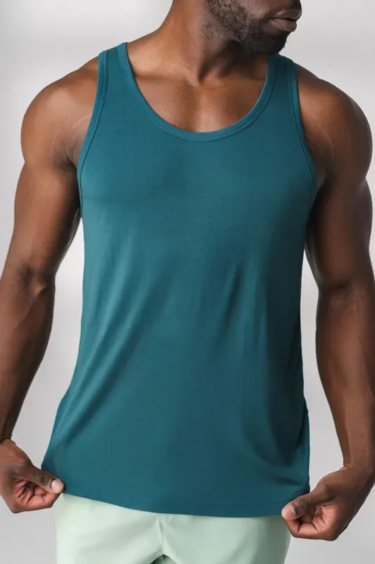 The Rise Tank - Desert Palm sold by Balance Athletica