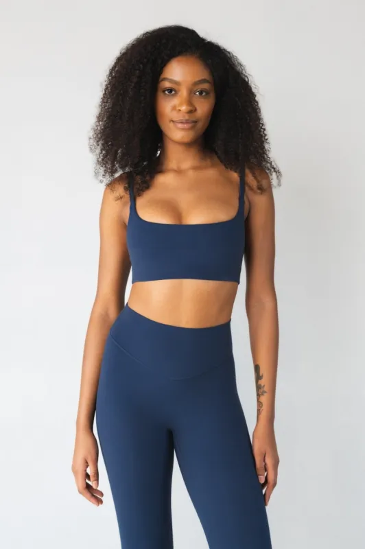 Cloud II™ Scoop Bra - Navy sold by Balance Athletica