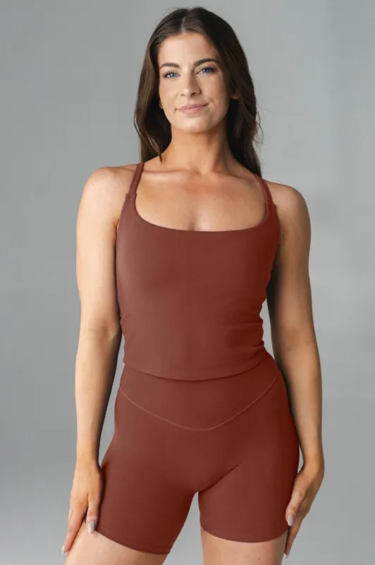 Cloud II™ Scoop Tank - Cinnamon sold by Balance Athletica