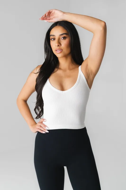 Synergy V Tank - Snow  - Revitalized sold by Balance Athletica