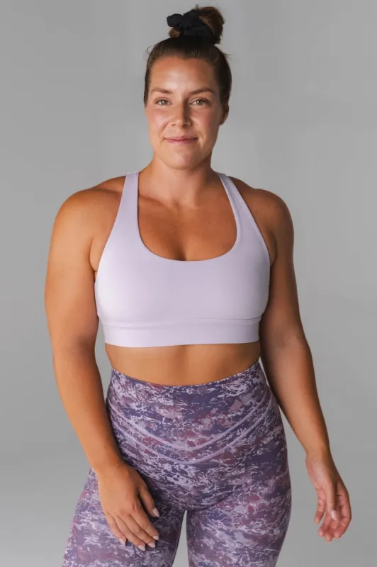 Vitality Ascend II Racer Bra - Lavender sold by Balance Athletica