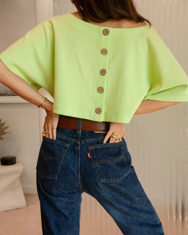 Monet Top - Sunlit Green sold by ban.do