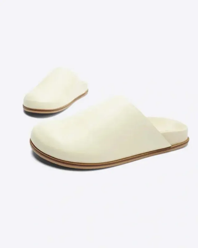 Agatha Slip On Mule - Cream sold by ban.do