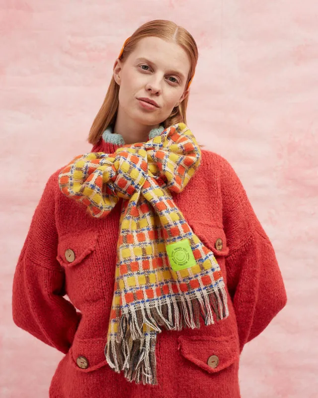Guadritos Bloom Scarf - Orange made by Dr. Bloom