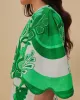 Green Color Festival Euroflax Blouse sold by ban.do