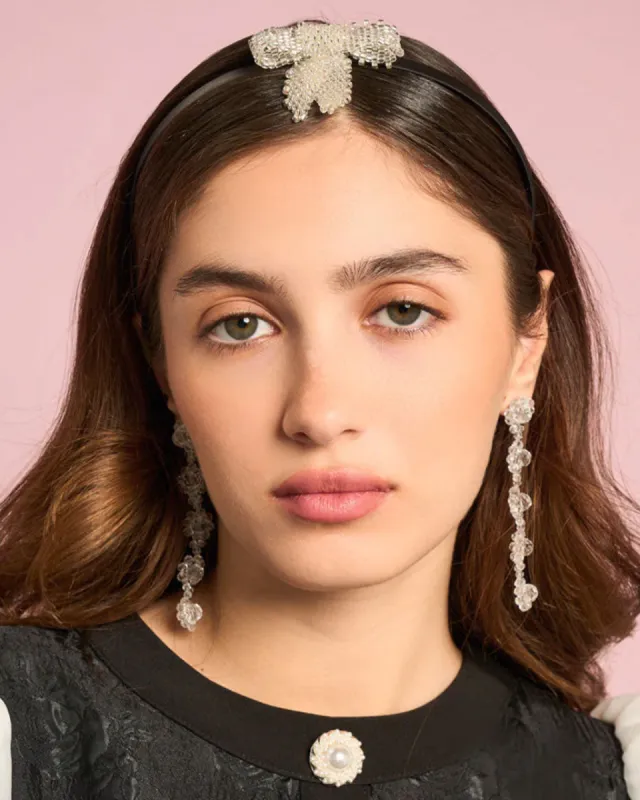 Surya Bead Bow Alice Hair Band sold by ban.do