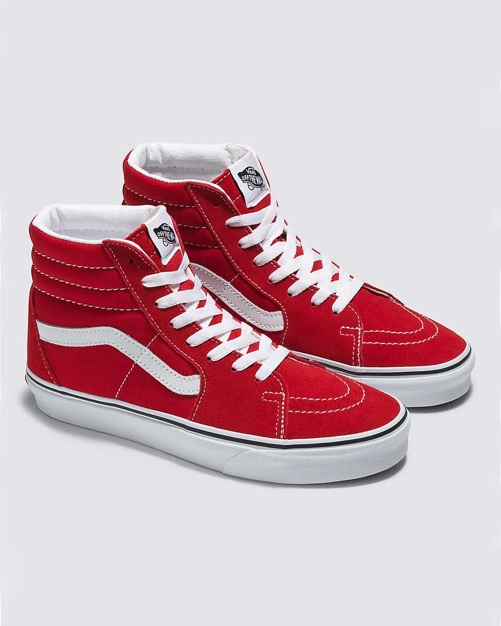 Sk8-Hi Sneaker - Racing Red + True White sold by ban.do